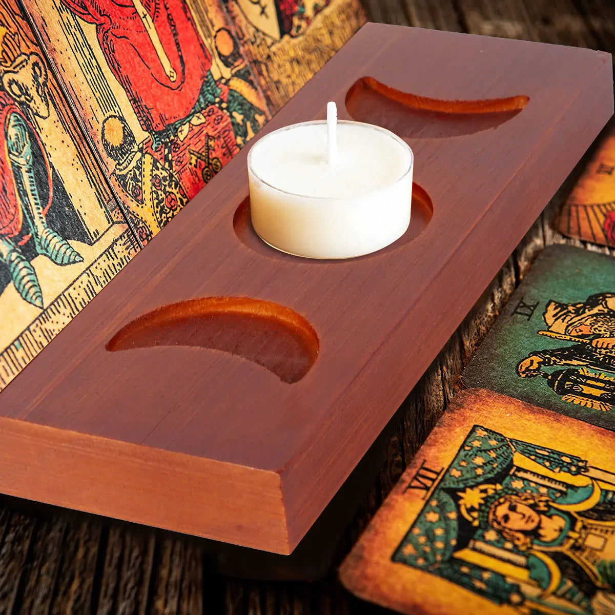 Porte-cristaux pour pierres et cartes de tarot