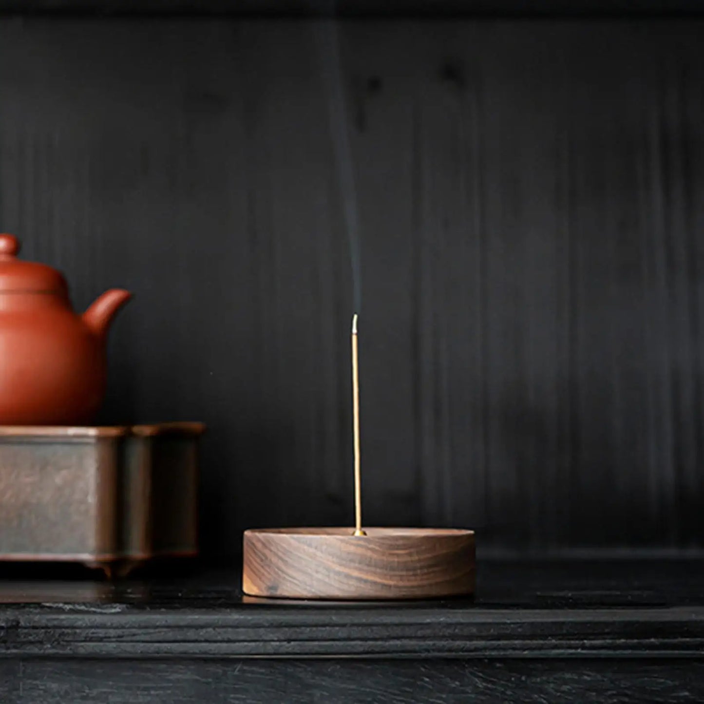 Brûleur d'encens en bois