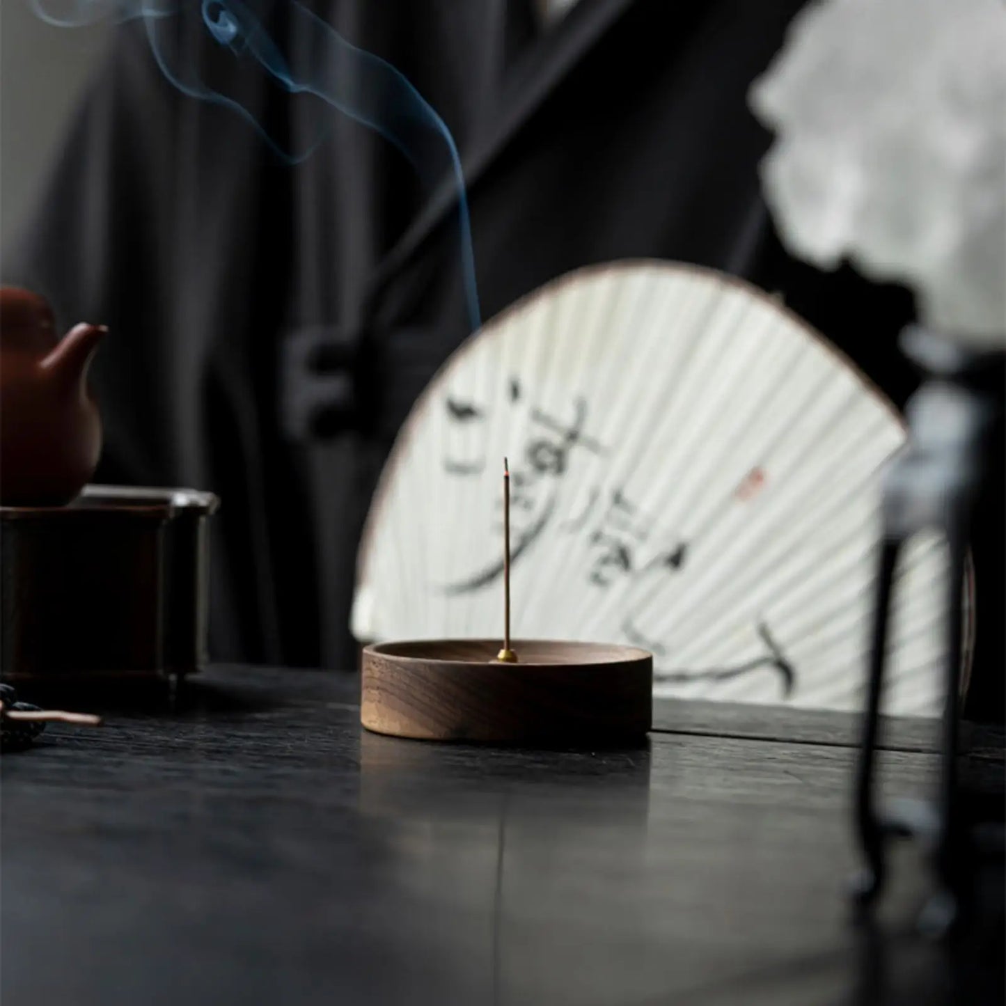 Brûleur d'encens en bois